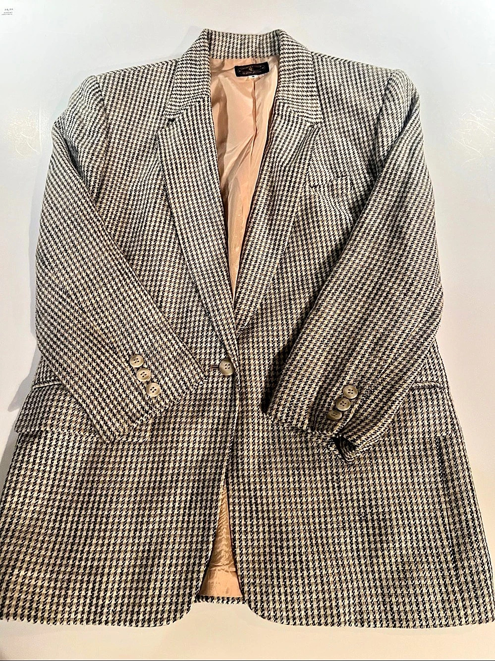 Wool and silk blend tweed blazer, Charter Club-vintage